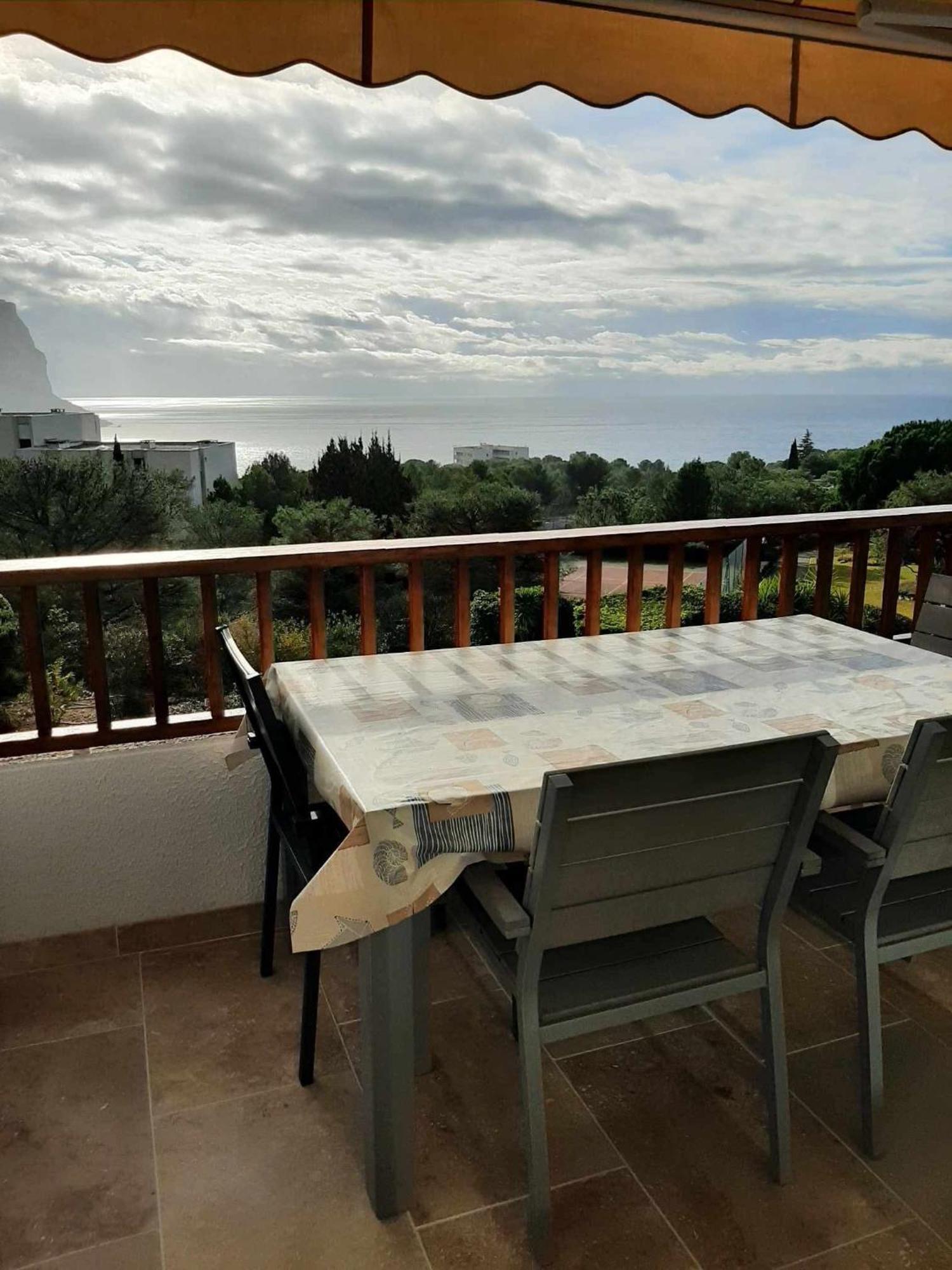 Cassis 4Pers Vue Mer Wifi Tennis Parking Piscine Eksteriør billede